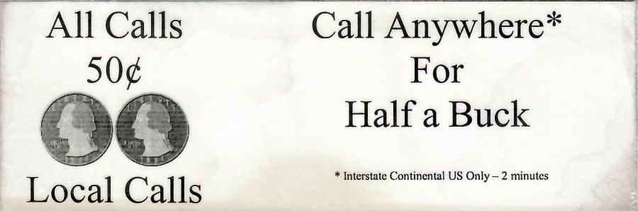 Pacific Communications - top instruction card Pacific Communications - top instruction card
